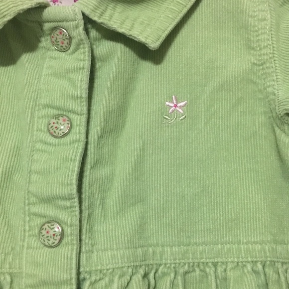 Old Navy light green corduroy dress size 2T - Picture 3 of 8